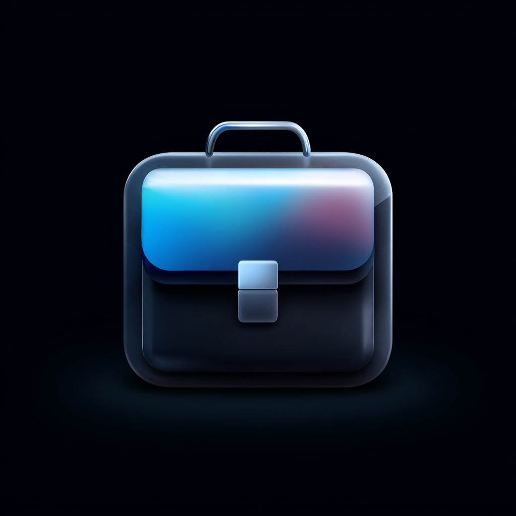 Briefcase icon in Corporate Modern style