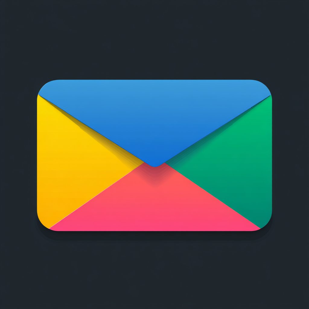 Mail icon in Flat Design style