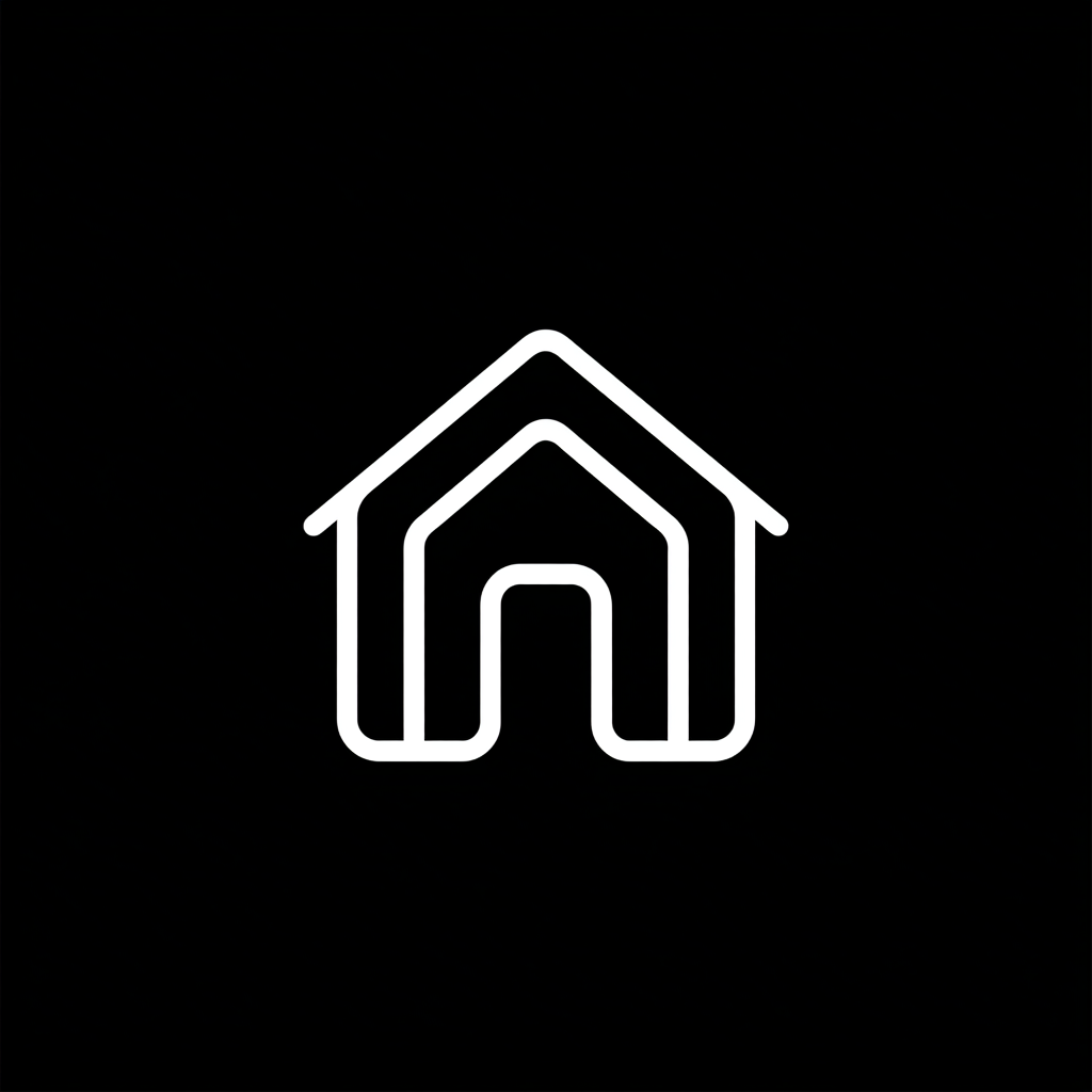 House icon in Minimal Line Art style
