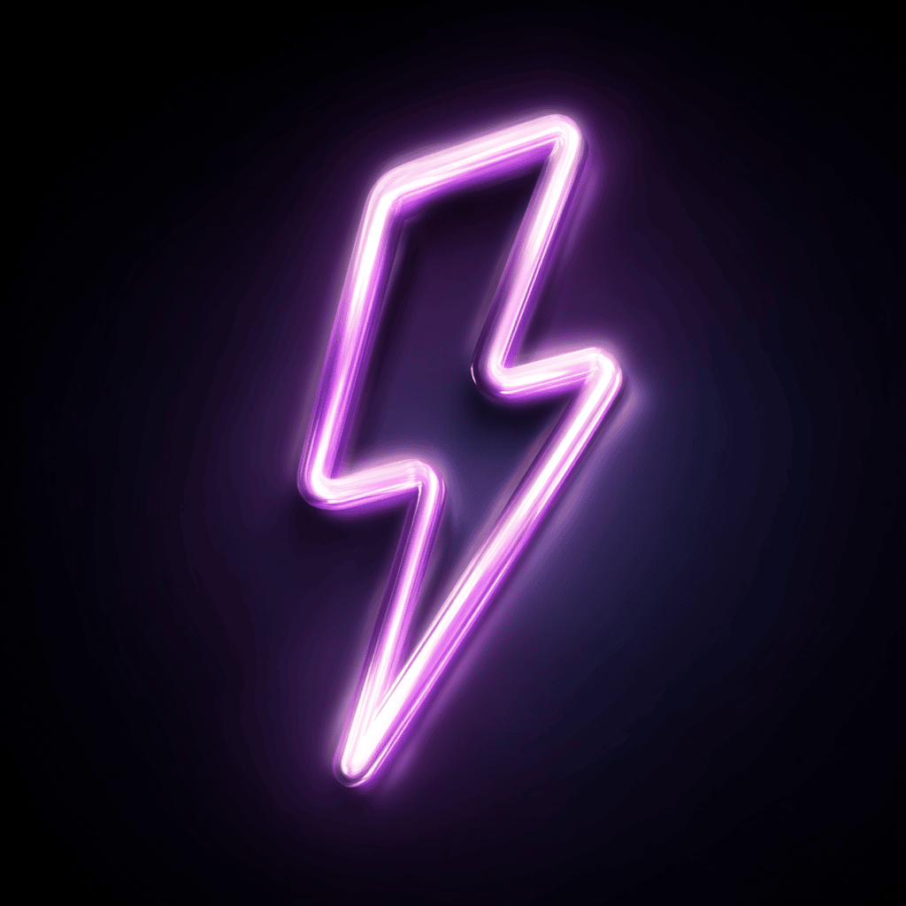 Neon Glow app icon example